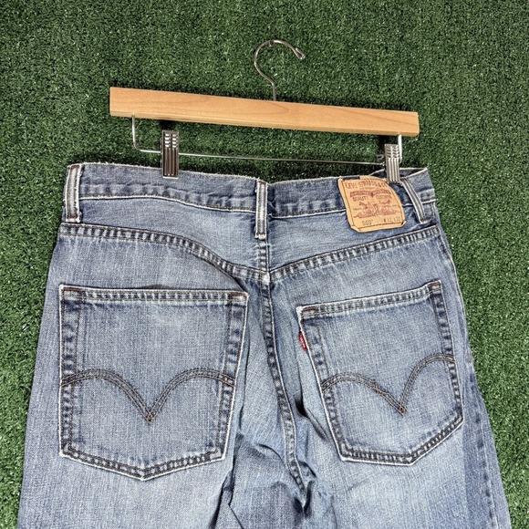 Vtg Levi 569 Loose Straight Jeans Mens 32x30 **Meas 32x31 Blue Denim Cotton Y2K - Picture 7 of 15